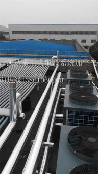 常州凱達重工員工澡堂40噸太陽能空氣能熱水工程 daad